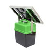 Aparat generator impulsuri 12V 6.2 Joule 40km cu panou solar 20W gard electric Breckner Germany