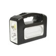 Kit iluminat portabil LED cu 3 becuri/proiector, panou solar si baterie 6V, 4.5 Ah pentru pescuit camping GD-7COB