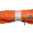 Sac 27x35 cm din tesatura polietilena tip Raschel , 9g, postocaliu, dunga
