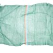 Sac 50x80 cm din tesatura polietilena tip Raschel 28 gr, verde deschis, dunga