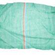 Sac 50x80 cm din tesatura polietilena tip Raschel 28 gr, verde, dunga