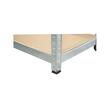 Raft metalic cu 5 polite MDF, 180x120x45cm, 175kg/polita, montaj fara suruburi, galvanizat