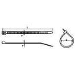 Colier plastic 100 buc