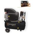 Compresor cu rezervor 1.5kw, 8 bar, 200L/min 24 l