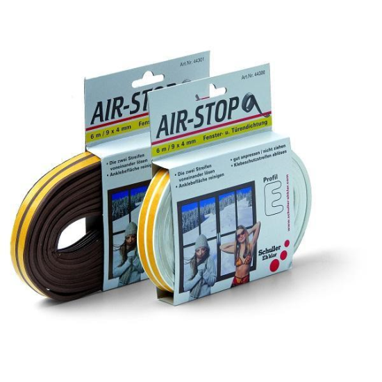Banda adeziva profil  Air-Stop 6m/  9x5,5 mm