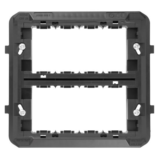 Suport Gewiss System GW24240, 8 module, pentru rama priza / intrerupator (4+4) 