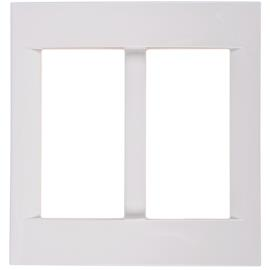 Rama decor 8 module (4+4) System Virna, Gewiss GW22107, alb