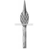 VARF FORJAT BAZA 12X12 MM AMPRENTAT H150MM,L30 MM