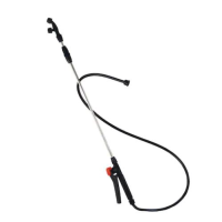 TIJA TELESCOPICA METAL CU FURTUN+3CAP PLASTIC