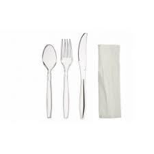 SET TRIS LUX (cutit,servetel,furculita, lingura) 100/set