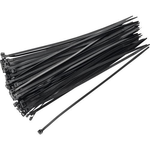 COLIERE DIN PLASTIC NEGRU 25BUC