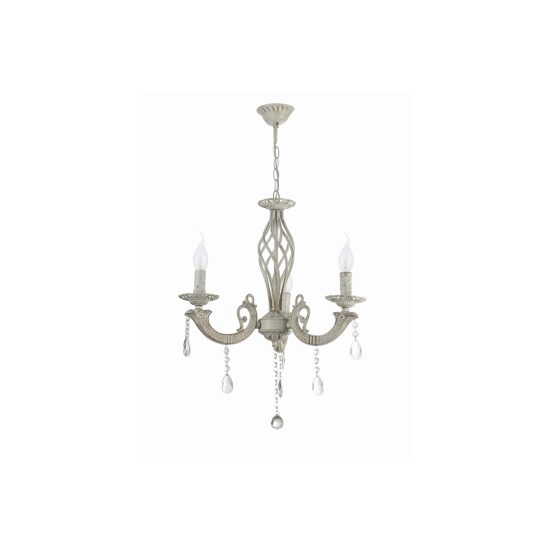 Candelabru Pandora Alb Vintage 3xE14 60W