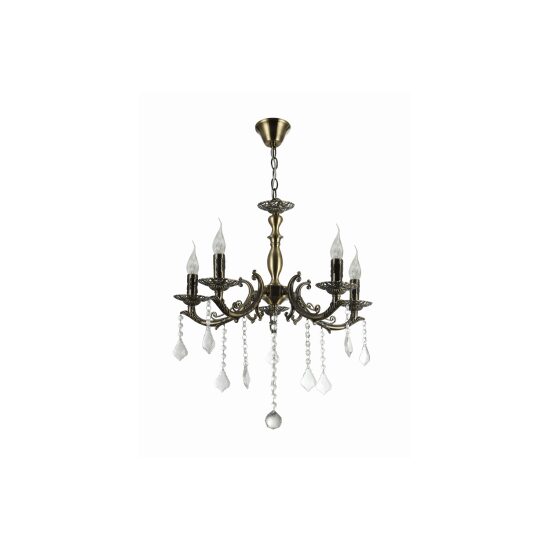 Candelabru Fascino Alama+Alb 5xE14 60W