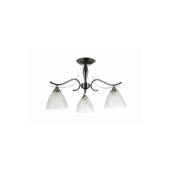 Lustra Orianna Negru+Alb 3xE27 60W