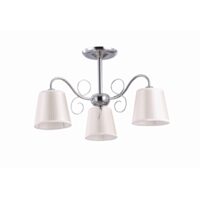 Lustra Ivy Crom+Alb 3xE27 60W