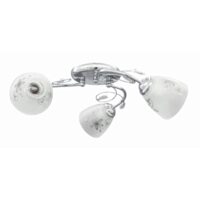 LUSTRA DAISY CROM+ALB 3XE27 60W