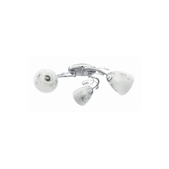 LUSTRA DAISY CROM+ALB 3XE27 60W