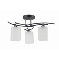 Lustra Nara Crom+Negru+Alb 3xE27 60W