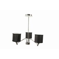 Lustra Glamour Crom+Negru 3xE14 40W