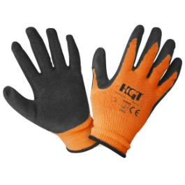 Manusi Latex Tricotate Negre / M;8