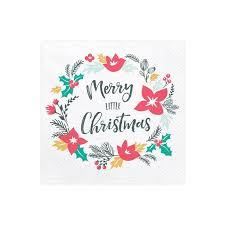 SERVETELE CRACIUN 33X33 3/STR 20/SET