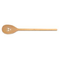 LINGURA LEMN DECUPATA 35 CM FATA 6044