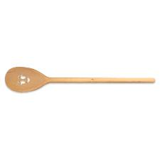 LINGURA LEMN DECUPATA 35 CM FATA 6044