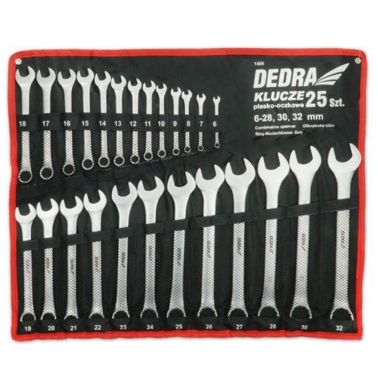 Set 25 chei combinate 6-28, 30, 32 DEDRA-1406