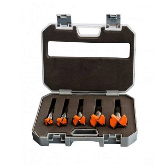 SET 5 FREZE CU VIDIA PT LEMN SI PAL 15-35 MM