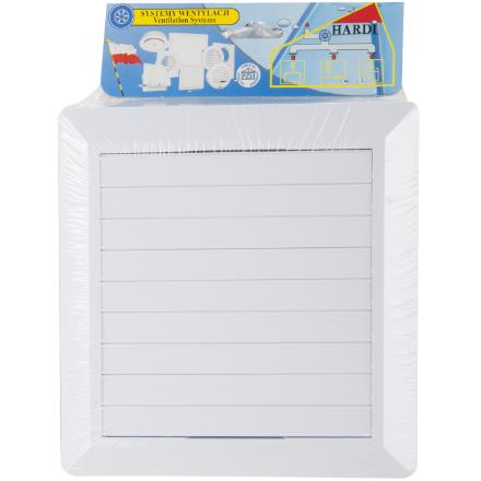 Grila de Ventilatie cu Plasa si Jaluzea / Cod: 01000; L[mm]: 140; B[mm]: 140