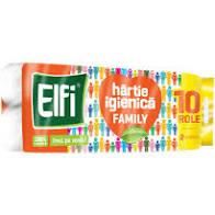 ELFI HARTIE IGIENICA 10 ROLE 2 STRATURI FAMILY