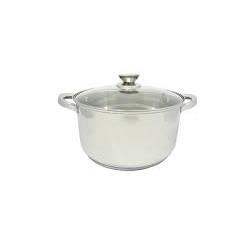 CRATITA INOX DAR 18X9 CM  (CAPAC STICLA)