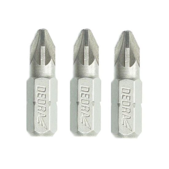 Capete de surubelnita Pozidriv PZ3x25mm, 3 buc blister