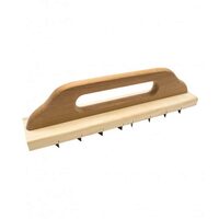GLETIERA LEMN CU LAME DE OTEL, 400X80 MM, 8  LAME