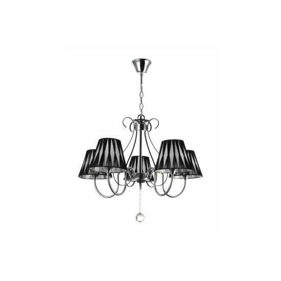 Candelabru York Crom+Negru+Alb