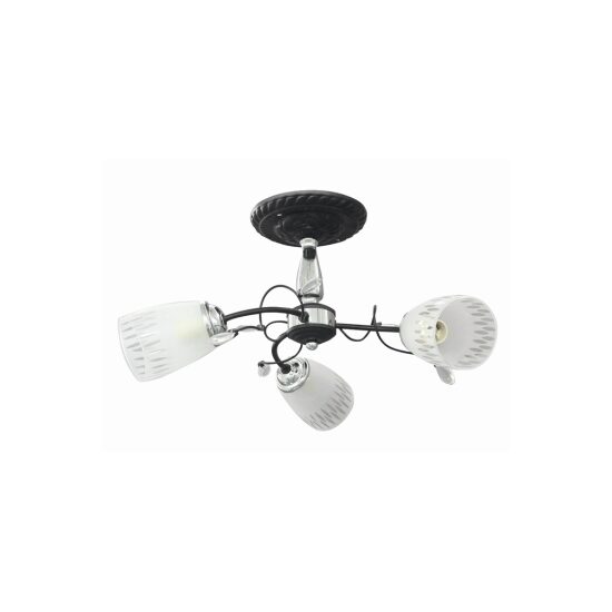 Lustra Thalia Crom+Negru+Alb 3xE14 60W