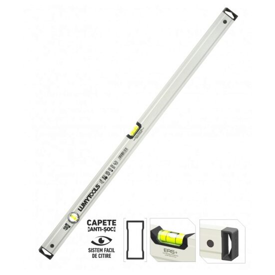 NIVELA AL 2 indicatori, argintie, 60 cm, profi