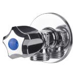 Robinet Coltar Nichelat cu Cap Armatura din Cauciuc 1002 