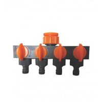 CONECTOR DISTRIBUITOR CU 4 ROBINETI, 3/4-1, card