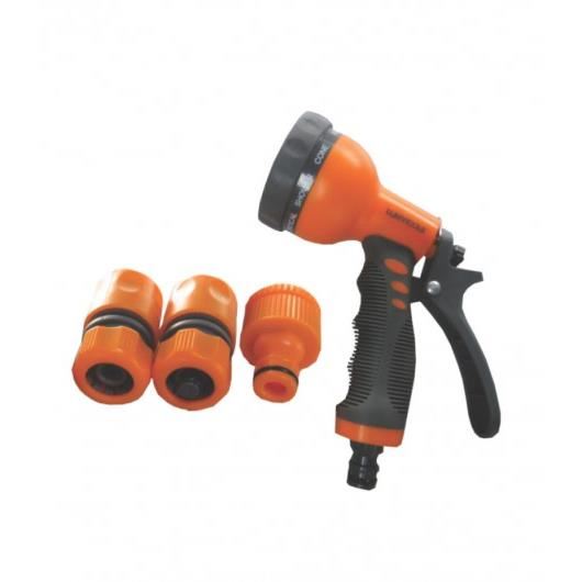 Set pistol stropit multijet, 9 functii, furtun 1/2", card