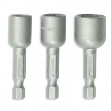 Set de chei tubulare magnetice,3buc 8,10,13x48mm,1/4''