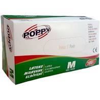 MANUSI LATEX CU PUDRA POPPY 100/SET