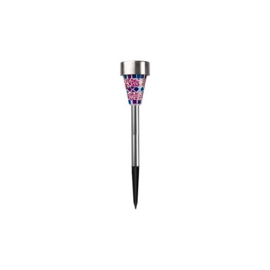 Lampa solara led Mirana crom 7.5x7.5x40