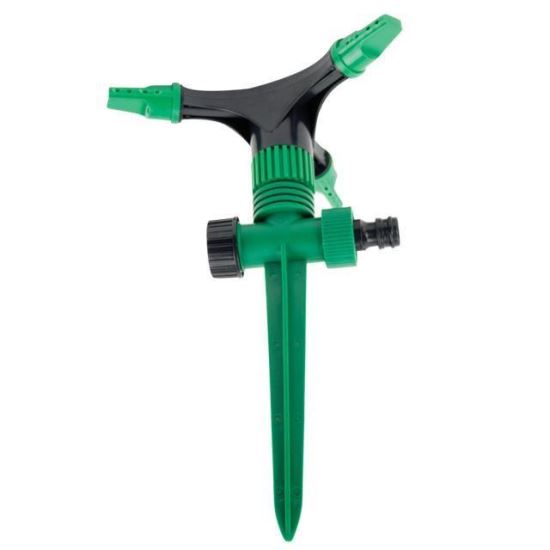 Aspersor plastic cu pivot plastic, 3 brate