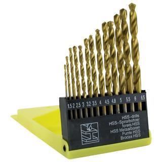  Burghie metal HSS titanat set 13