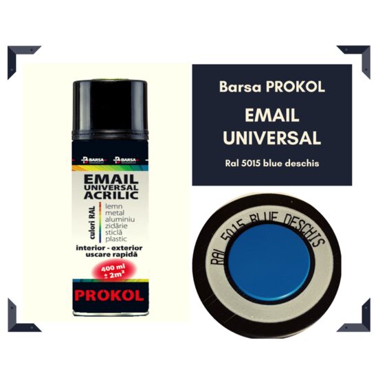 SPRAY EMAIL ACRILIC RAL5015  400ML