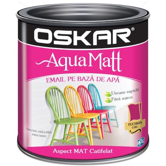 OSKAR AQUA MATT EMAIL FUCHSIA chic 0.6L