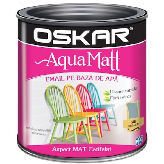 OSKAR AQUA MATT EMAIL GRI creativ 0.6 L