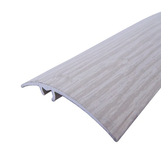 PROFIL AL TRECERE CU DIF.NIVEL CU SURUB ASCUNS GRI DESCHIS 50MM/90CM