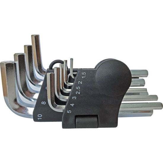 CHEI HEXAGONALE CR-V SET 10 (1.5-10 MM)